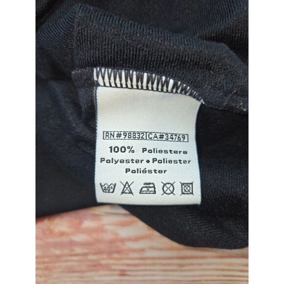 Kappa Mens Small Black Polyester Track Jacket With Logo & Full Zip - Picture 5 of 8